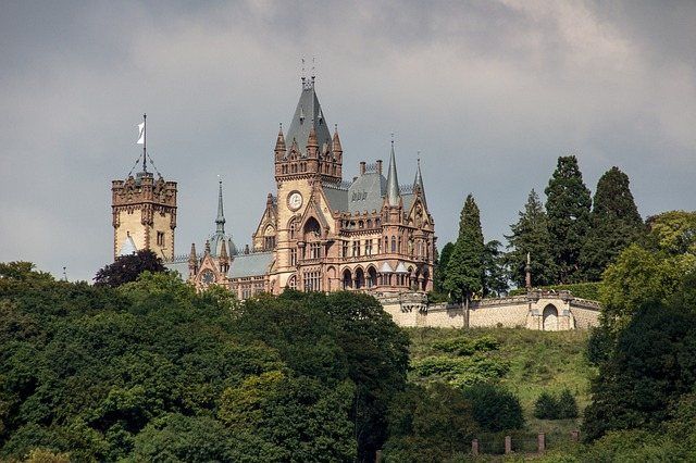 Schloss Drachenburg am Drachenfels bei Königswinter, nahe Bonn